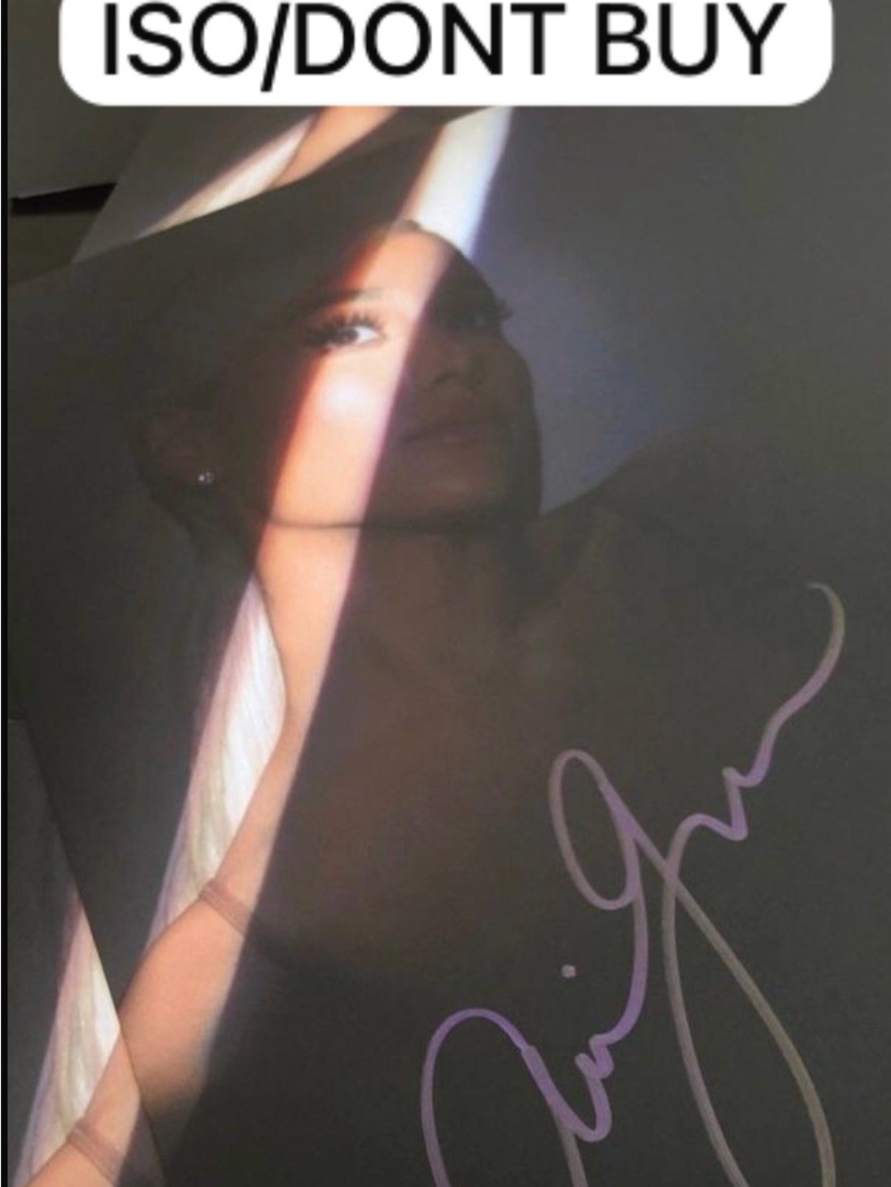 ISO: Ariana Grande Sweetener Signed Litho
